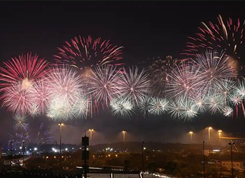 平遥县焰火晚会